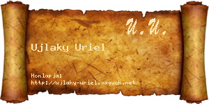 Ujlaky Uriel névjegykártya